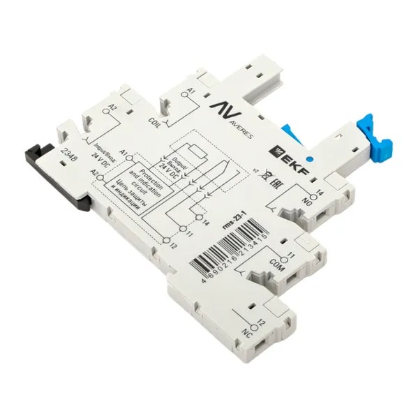 EKF Connector for Relay PM Slim 23/1 - Plastic - Black