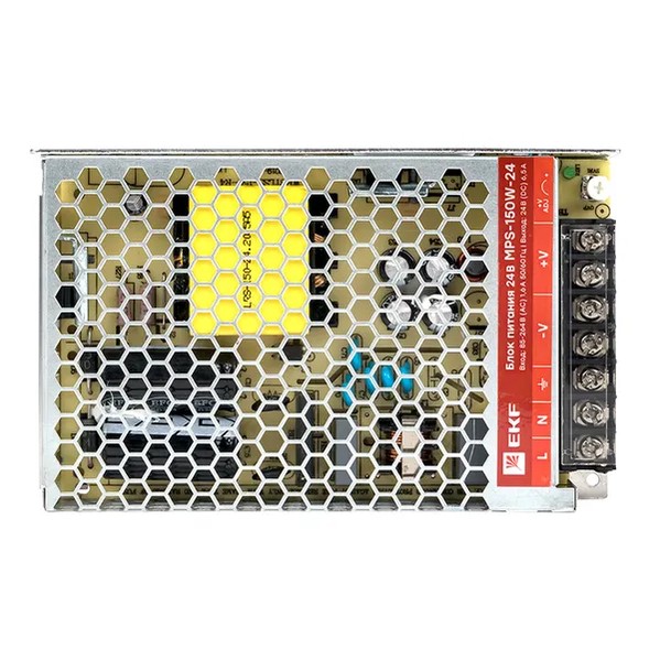EKF Power Supply 24V MPS-150W-24 Aluminum Silver 1