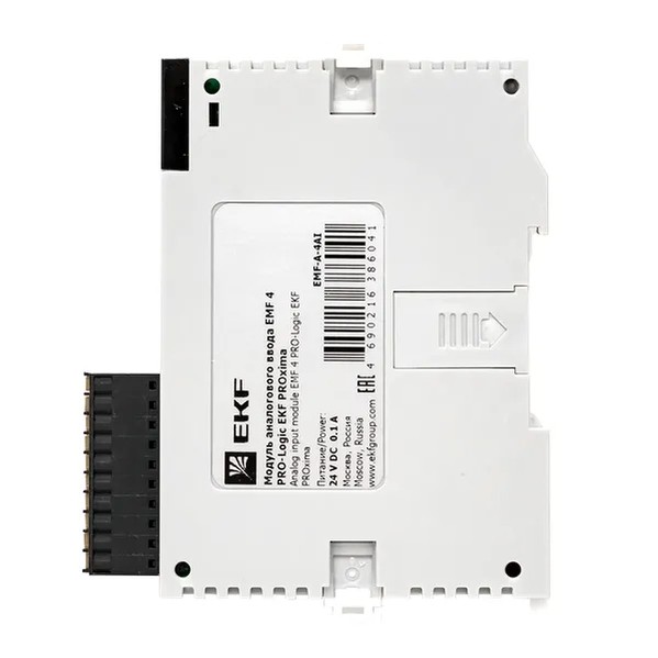 EKF Analog Input Module 4AI - Durable Plastic - Black 3