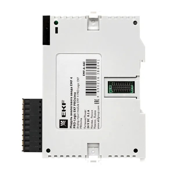 EKF Analog Input Module 4AI - Durable Plastic - Black 4