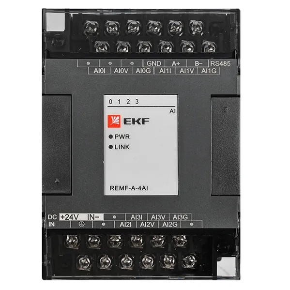 EKF REMF 4 PRO-Logic Analog Input Module - Plastic - Black 3