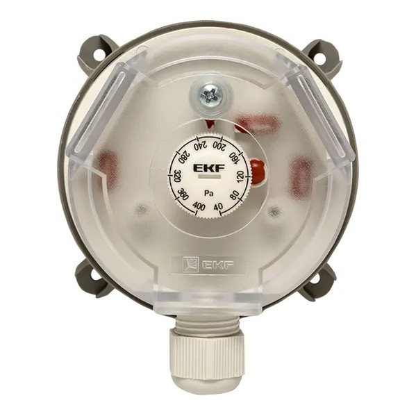 EKF Differential Pressure Switch RVG-10-400 | Durable Plastic | White 1