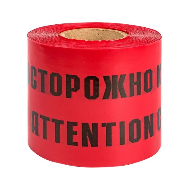 EKF Warning Tape LSE Red Polyethylene 1