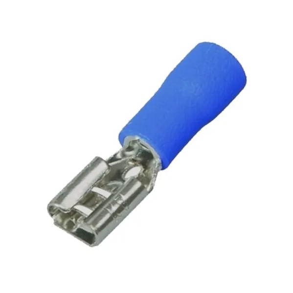 EKF Flat Connector Female Blue PVC 1