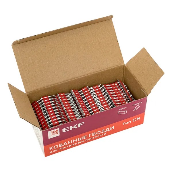 EKF Forged Concrete and Metal Nails Bullet Type Zinc Plated 5