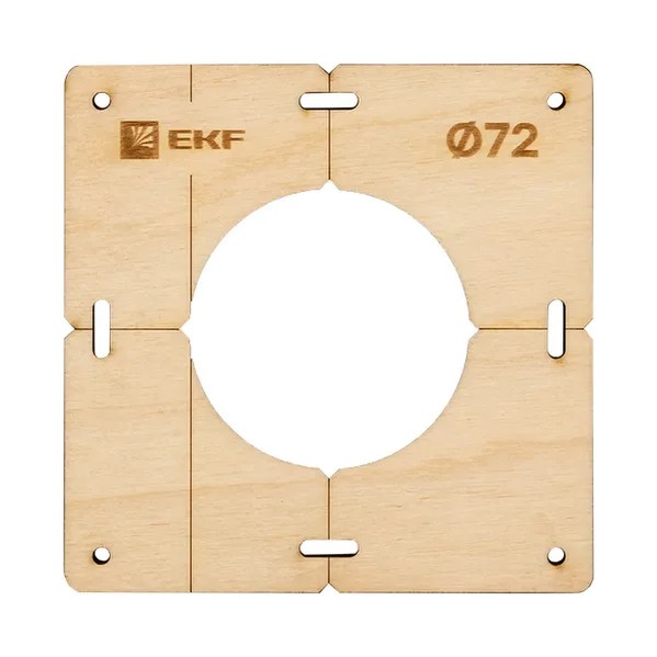 EKF Set of Templates Plywood Gray 7