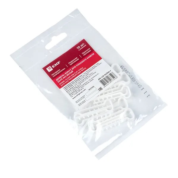 EKF Dowell-Cable Tie Plastic White 2