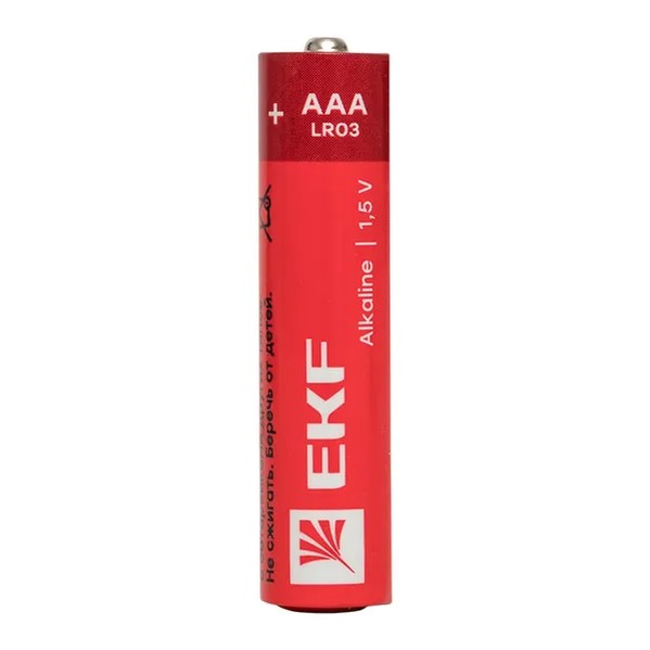 EKF Alkaline Battery AAA (LR03) Plastic Box - 24 pcs - Black 3