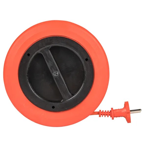 EKF Extension Reel PVC 4-Socket Black 1