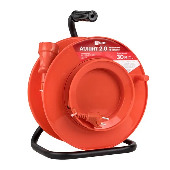 EKF Extension Cord Atlant 2.0 PVC Black 4