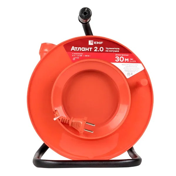 EKF Extension Cord Atlant 2.0 PVC Black 5