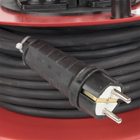 ekf Extension Cord Gefest 2.0 Rubber Black 2