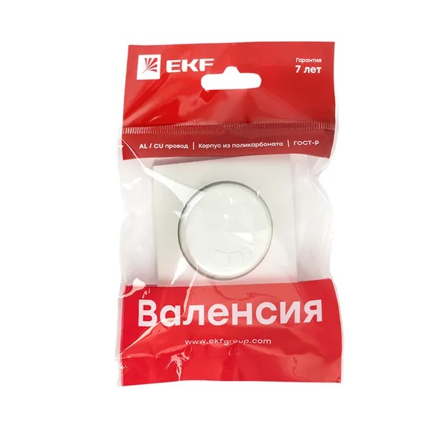 EKF Dimmer Front Panel Polycarbonate White 1