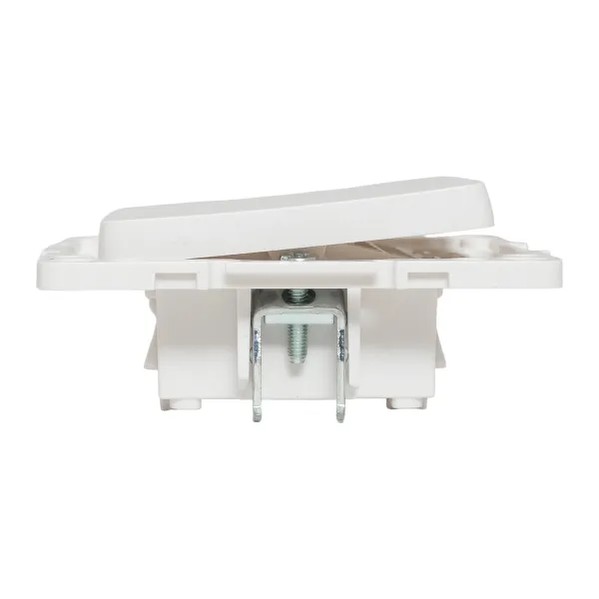 EKF Switch 3-Gang Polycarbonate White 5