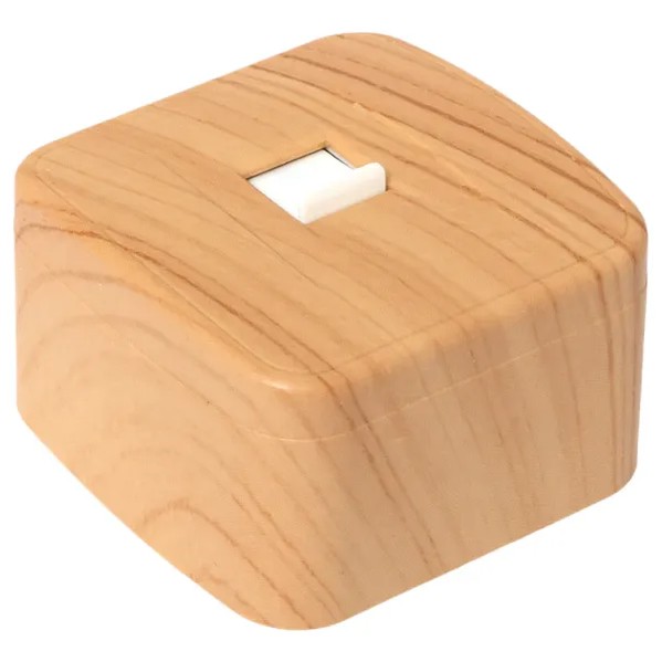 EKF RJ45 Socket Light Wood Plastic 2