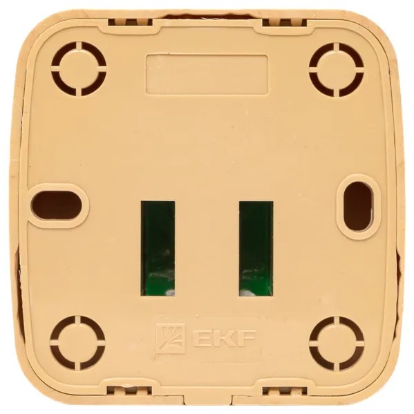 EKF RJ45 Socket Light Wood Plastic 4