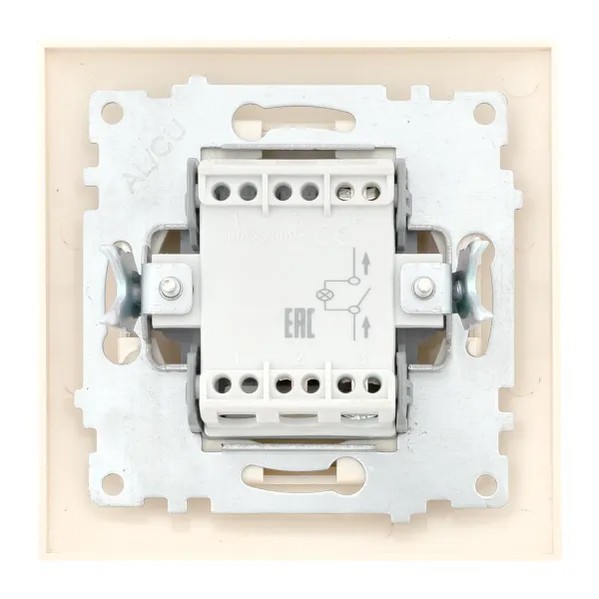EKF Valencia Switch 1-key 10A Cream - Plastic 5