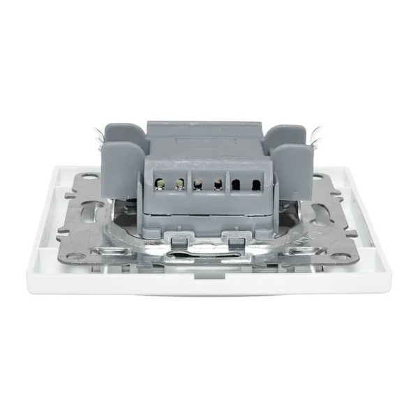 EKF Minsk Switch 1-key Plastic White 7