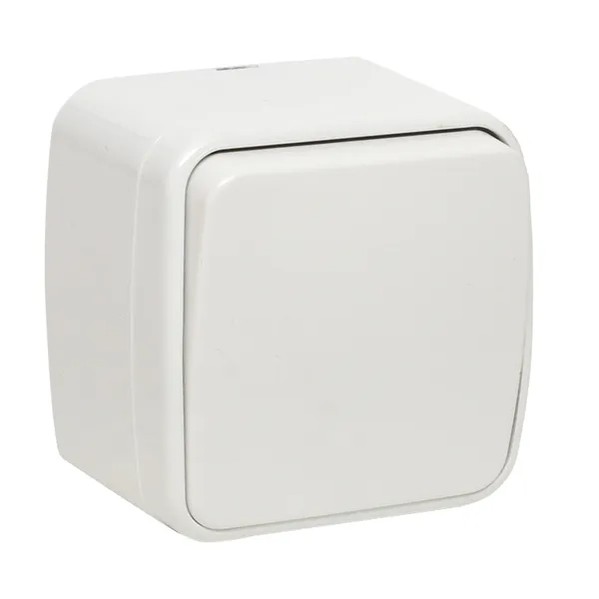 EKF Minsk Switch 1-Key Surface Mount 10A White 4