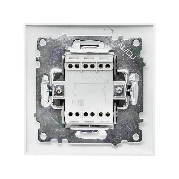 EKF Valencia Switch 2-Key White Polycarbonate 1