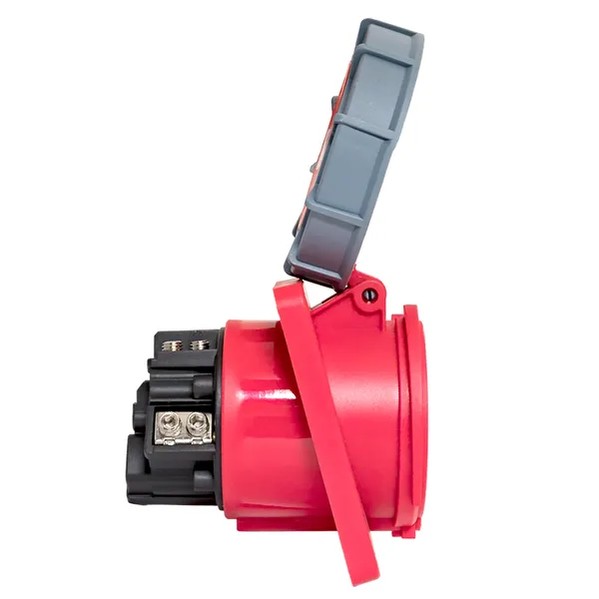 EKF Stationary Indoor Angular Socket - Plastic - Red 7