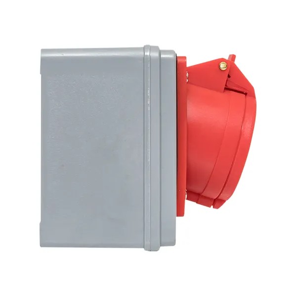 EKF Socket with Locking and Switch - Plastic - Red 5