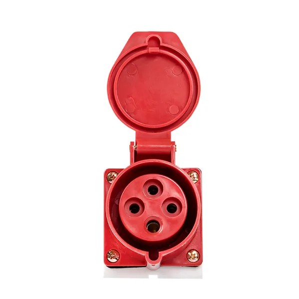 EKF Socket Outdoor Red Plastic 6