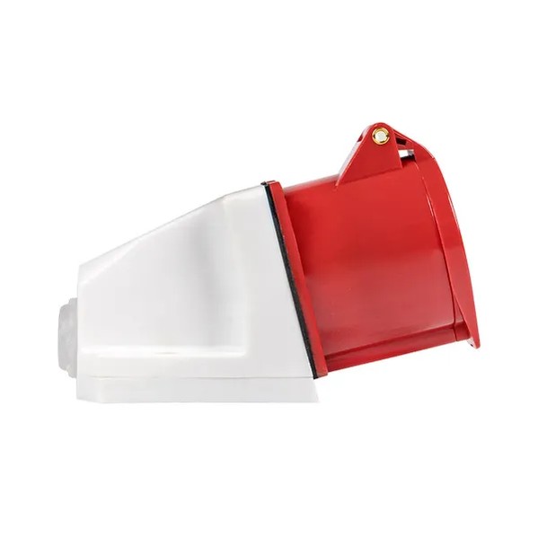 EKF Socket Red Plastic 16A 2