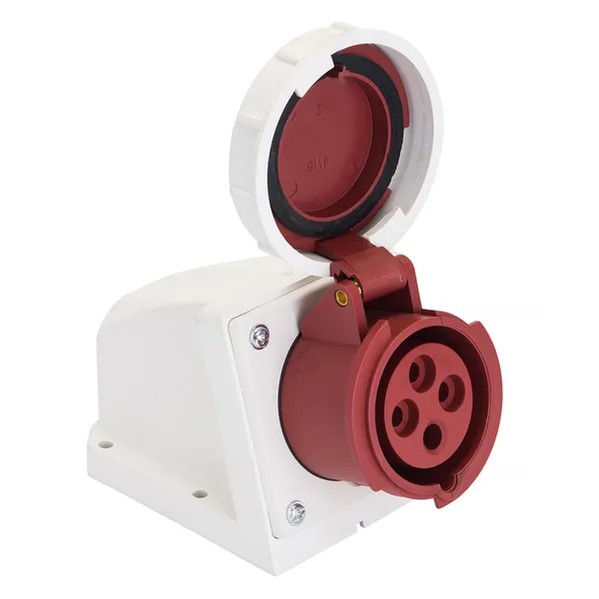 EKF Stationary Outdoor Socket Plastic Red 2
