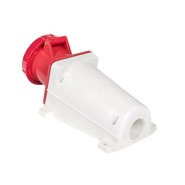EKF Socket Red Plastic 63A 6