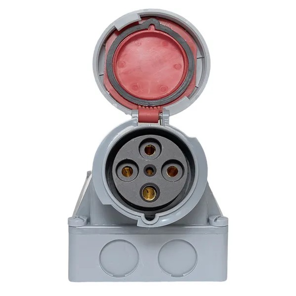 EKF Outdoor Socket Plastic Red 6