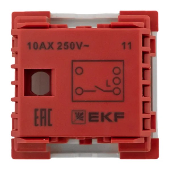 EKF Switch 1-pole Thermoplastic White 2