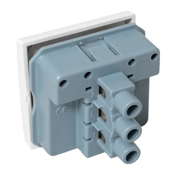 EKF One-key Pass-through Switch - Thermoplastic & White 6